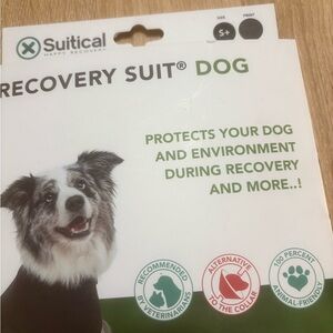 Suitical Recovery Suit for Dogs Cone Collar Alternative Size S+
